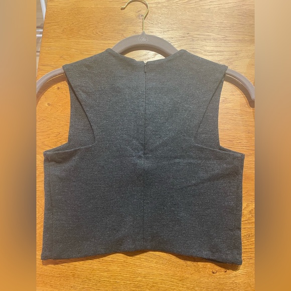 Talula Charcoal Crop Top - Picture 3 of 6